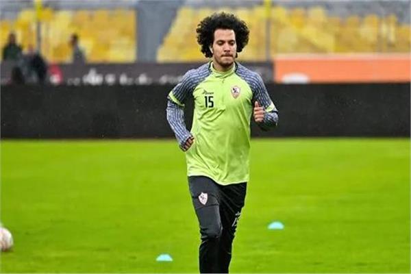 انتظام عمرو السيسي في تدريبات الزمالك