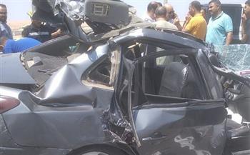   مصرع شخص وإصابة 2 فى حادث تصادم سيارتين بطريق الإسكندرية الصحراوى
