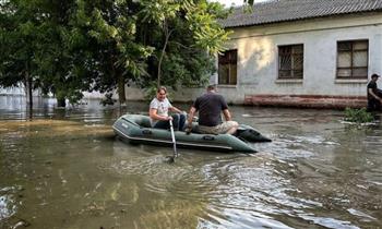   روسيا: أكثر من 8 آلاف مبنى سكني غارق بسبب الفيضانات في خيرسون