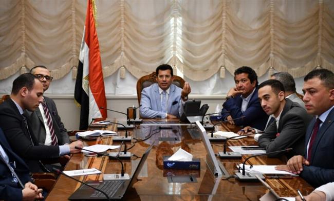 وزير الرياضة يبحث استعدادات الاتحاد الإفريقي للرياضة الجامعية للمشاركة بالدورة العالمية للجامعات بالصين