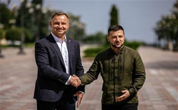الرئيسان الأوكراني والبولندي يلتقيان بمدينة "لوتسك" بغرب أوكرانيا