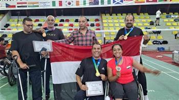   3 ميداليات للاعبي مصر في بطولة أوغندا الدولية للريشة الطائرة البارالمبية