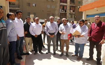 محافظ الجيزة يتابع أعمال إنشاء 5 أسواق حضارية جديدة بـ 3 مناطق