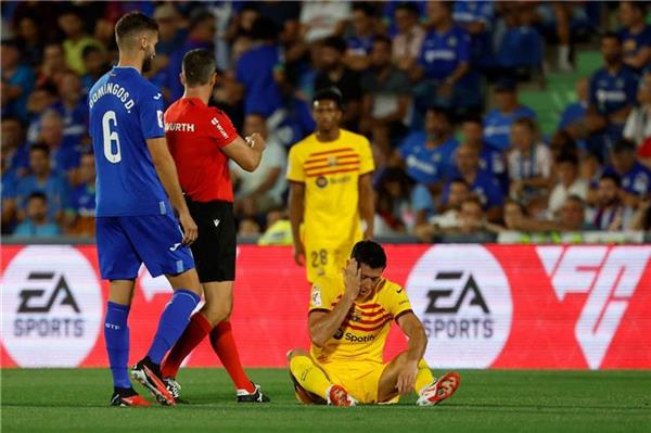 شهدث 3 حالات طرد.. برشلونة يتعادل مع خيتافي في أولى مبارياته بالدوري الإسباني