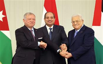   البيان الختامي للقمة الثلاثية المصرية الأردنية الفلسطينية