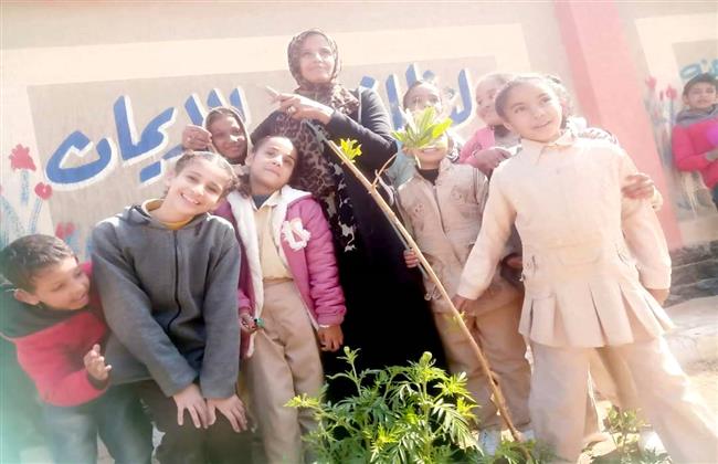 «البذور عليك و المحصول علينا».. مدرسة ابتدائية تطلق مبادرة زراعية بنجع حمادي