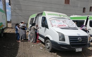 "صحة بني سويف": الكشف على 1303 مواطن في قافلة طبية بمركز إهناسيا