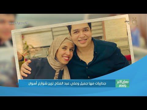 جداريات علي عبد الفتاح ومها جميل تزين شوارع أسوان.. «فيديو»