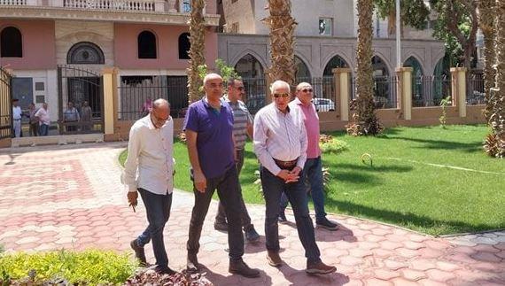 محافظ الجيزة يتفقد أعمال تطوير ميدان الجمهوريات بالدقي 