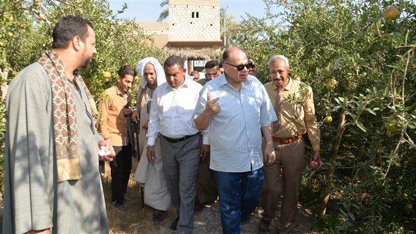محافظ أسيوط يطلع على أعمال ترفيق مجمع الصناعات الزراعية بالكوم الأحمر
