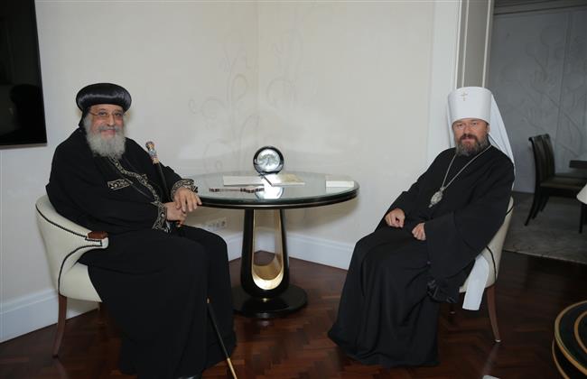 البابا تواضروس يستقبل مطران الكنيسة الروسية في المجر