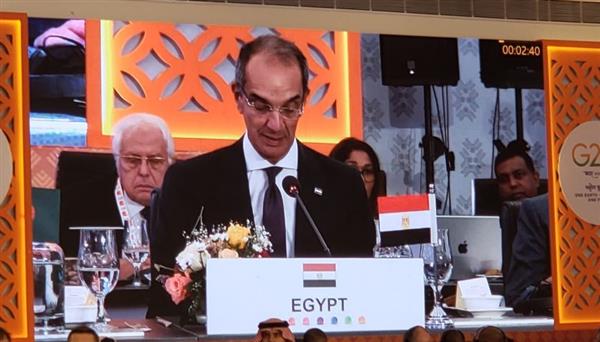 وزير الاتصالات يستعرض تجربة مصر التكنولوجية في G20 بالهند