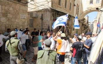   مستوطنون إسرائيليون يقتحمون جبل صبيح في بلدة «بيتا» جنوب نابلس