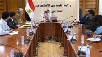  وزيرة التضامن تلتقي ممثل صندوق الأمم المتحدة للسكان في مصر