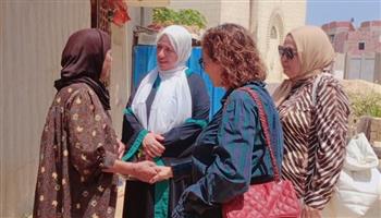   "قومي المرأة بالبحيرة" يواصل فعاليات الحملة الممتدة لطرق الأبواب "بلدى أمانة" 