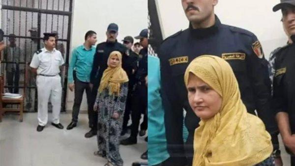 ضحك هيستيري وبكاء .. تفاصيل سابع جلسات محاكمة قاتلة طفلها بالشرقية
