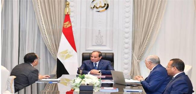 الرئيس السيسى يستعرض المشروعات القومية الزراعية على مستوى الجمهورية