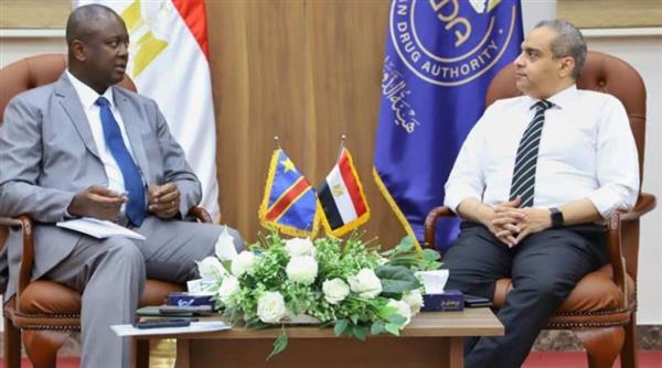 رئيس هيئة الدواء المصرية يستقبل سفير جمهورية الكونغو الديمقراطية