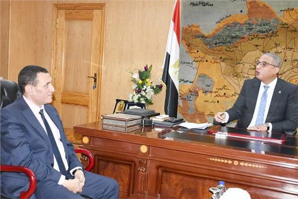 "ناصف" و"الأنصاري" يبحثان سبل التعاون من أجل خفض نسبة الأمية بمحافظة الفيوم
