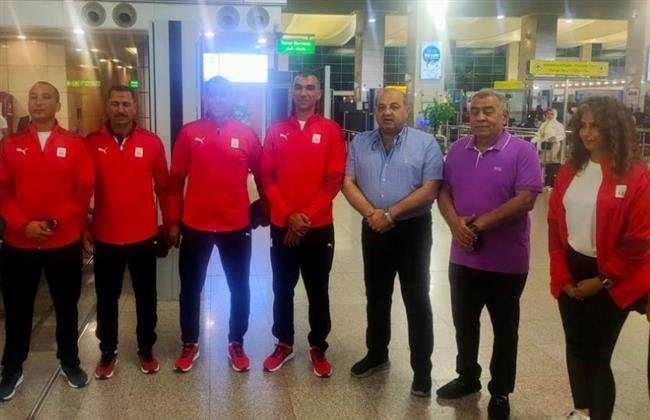 وصول بعثة مصر لالتقاط الأوتاد إلي جنوب إفريقيا للمنافسة على بطولة كأس العالم  