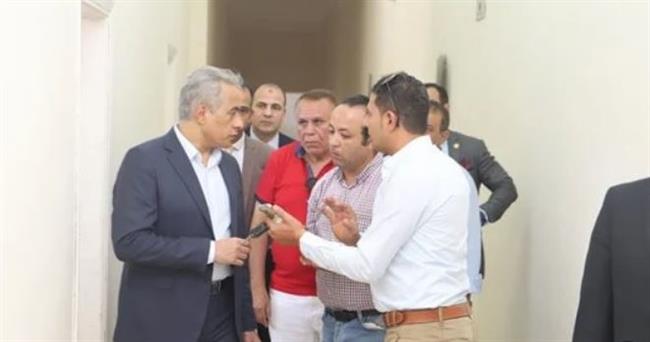 وزير العمل يتفقد المركز القومي للسلامة والصحة المهنية ويوجه بسرعة إنهاء التطوير