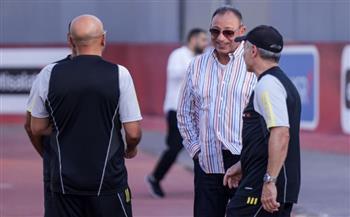 الخطيب يحضر مران الأهلي بعد عودة الفريق للتدريبات