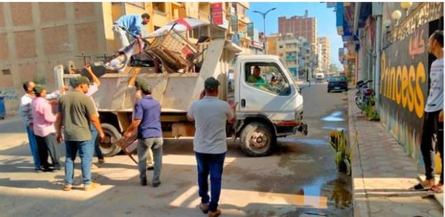 البحيرة.. رفع 2500 طن قمامة و470 حالة إشغال طريق مخالف