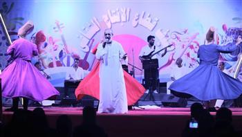 "عامر التونى" يشدو بحب رسول الله على مسرح ساحة الهناجر