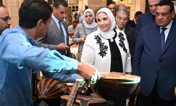   القباج وآمنة يشهدان افتتاح ورشة مشروع «أيادي مصر» لدعم إنتاج وتسويق المنتجات الحرفية في مصر