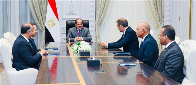 السيسى يعرب عن التقدير لحجم استثمارات "بريتيش بيتروليوم" المتنامية فى مصر