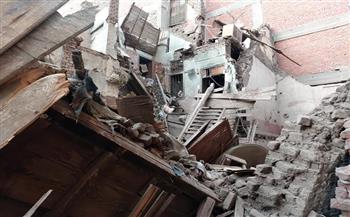 مصرع وإصابة 3 أشخاص جراء انهيار منزل بمدينة الإسماعيلية