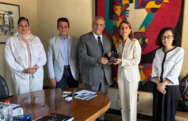 مديرة مكتب يونسكو القاهرة في زيارة إلى الجهاز القومي للتنسيق الحضاري