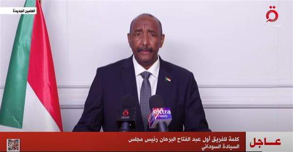 البرهان يوجه الشكر للرئيس السيسى والشعب المصري على استضافة السودانيين