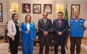 قنصل السعودية بالإسكندرية يستقبل ممثل المفوضية السامية للأمم المتحدة لشؤون اللاجئين فى مصر 