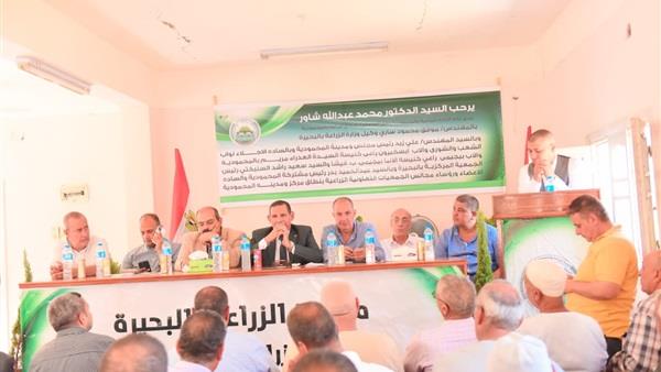 القيادات السياسية والتنفيذية والشعبية تحتفل بوكيل وزارة الزراعة بالمحمودية