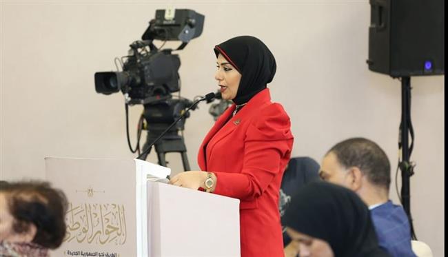 الحوار الوطني.. بسمة سعيد توصي بإلغاء أحكام الطاعة نهائيا