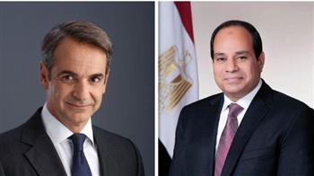    السيسى يشيد بعمق وثبات العلاقات الاستراتيجية المتميزة بين مصر واليونان