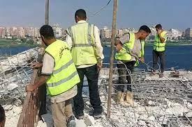 استمرار أعمال إزالة عقار مصر القديمة