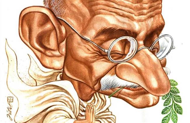 "روح غاندى".. معرض للكاريكاتير بالمركز الثقافى الهندى 