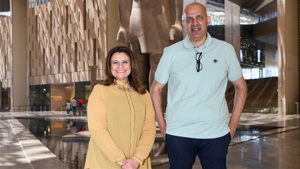 وزيرة الهجرة تلتقي جون المصري أحد أهم المؤثرين على مواقع التواصل الاجتماعي من المصريين بالخارج
