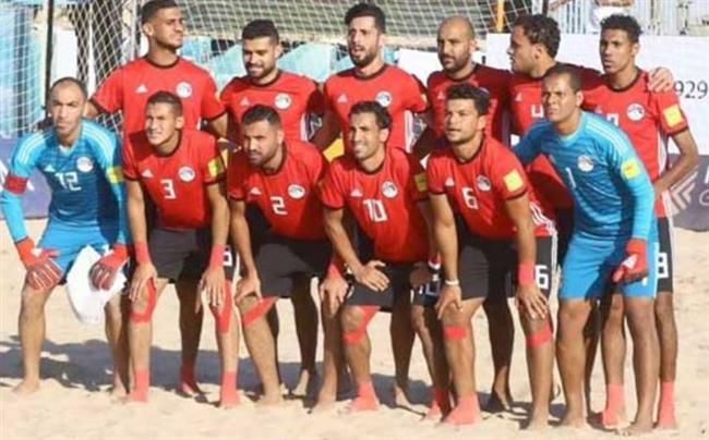 بعثة منتخب مصر للكرة الشاطئية تصل بيلاروسيا 