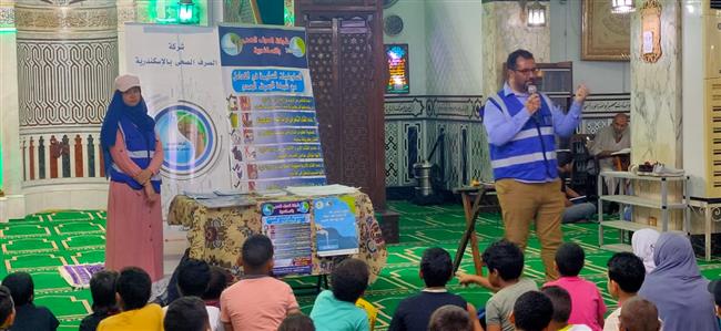 "صرف الإسكندرية" تبدأ حملات التوعية لرفع الوعي المائي بمساجد الإسكندرية
