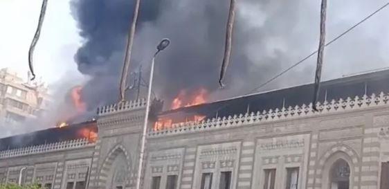 وزارة الداخلية: الفحص الفني أثبت أن حريق وزارة الأوقاف ناجم عن ماس كهربائي بوحدة تكييف