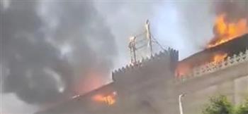 النيابة العامة: حريق مبنى الأوقاف بدأ من غرفة خوادم الحاسب الآلي وامتد للطابقين الثاني والسطح