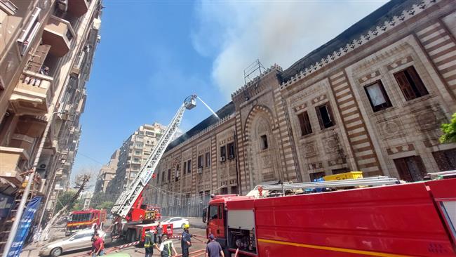 «الأوقاف»: جميع حجج الوقف والمستندات لم تتأثر بحريق الوزارة 