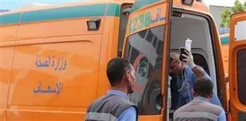 إصابة شخص صدمه مينى باص بموقف مسطرد