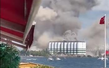   انفجار هائل في ميناء دينرنجي بتركيا.. فيديو