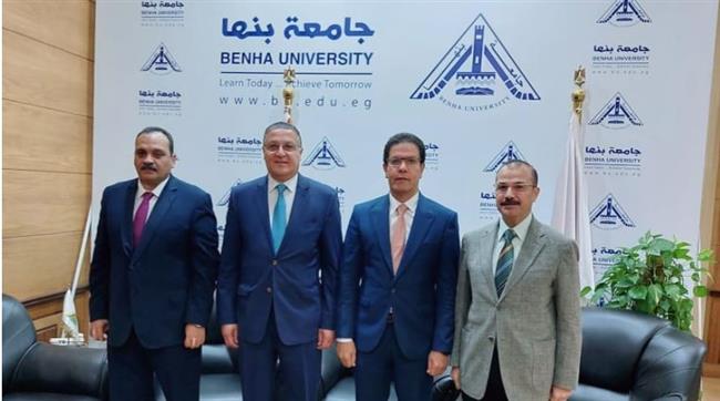 "السعيد" و"الجيزاوي" يبحثان سبل التعاون بين جامعتي بنها الحكومية والأهلية