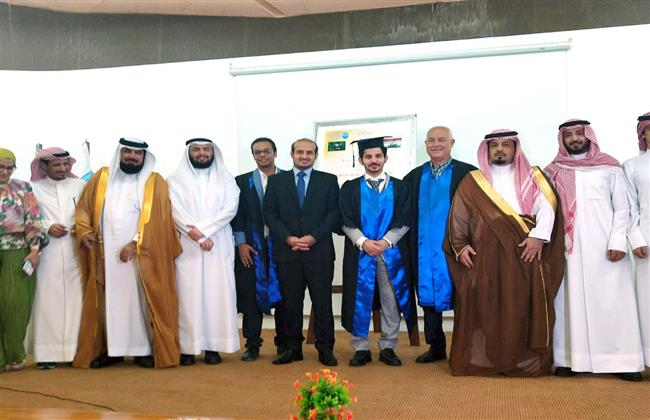 القنصل السعودي فى مناقشة رسالة دكتوراه لطالب سعودى بالإسكندرية