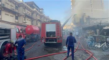   الدفاع المدني العراقى يحكم سيطرته على حادث حريق في كربلاء 